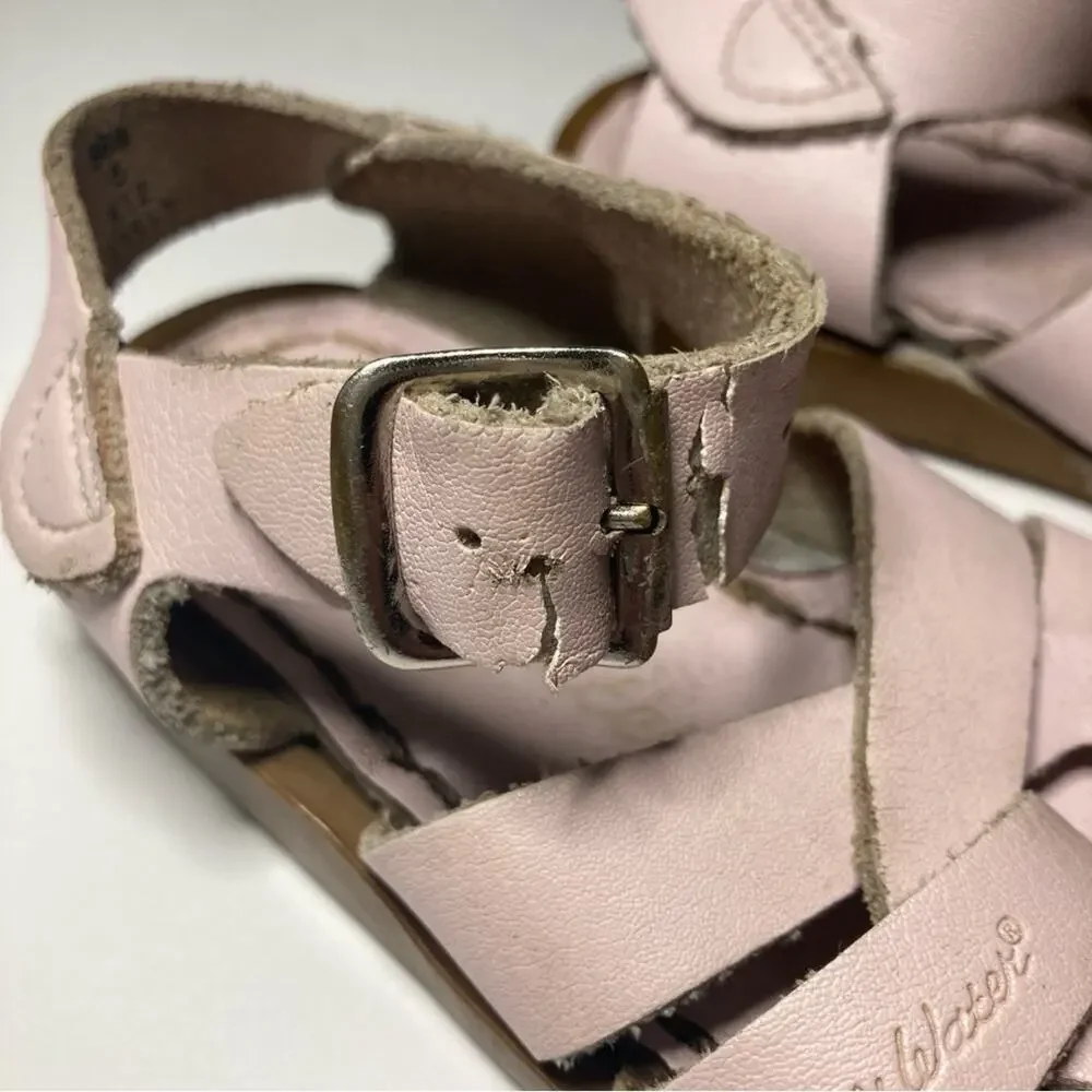 Salt Water Sandals Hoy Summer Light Pink Original Leather Sandal Shoes Toddler 5
